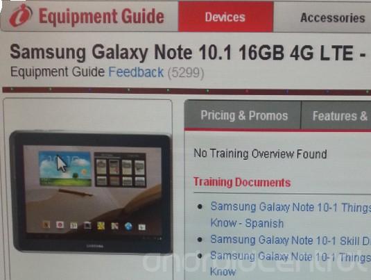 Verizon Samsung Galaxy Note 10.1 To Receive 4G LTE On March 7