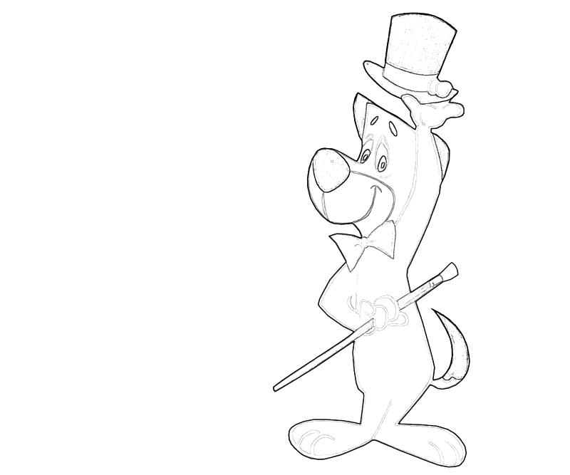 Printable Huckleberry Hound 2 Coloring Page