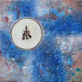 JanetFox Pacific Northwest Potlach Encaustic Mixed Media