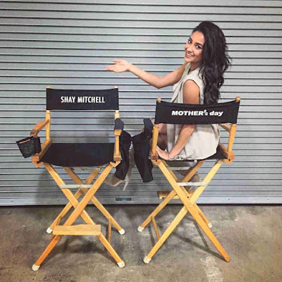 Shay Mitchell filming romantic comedy 'Mother's Day'