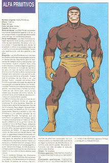 Alfa Primitivos (ficha marvel comics)