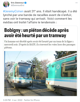 Zemmour sur le drame de Bobigny