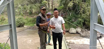 Dapat Bantuan Renovasi Jembatan,Kades Mekarmulya Ucapkan Terima Kasih