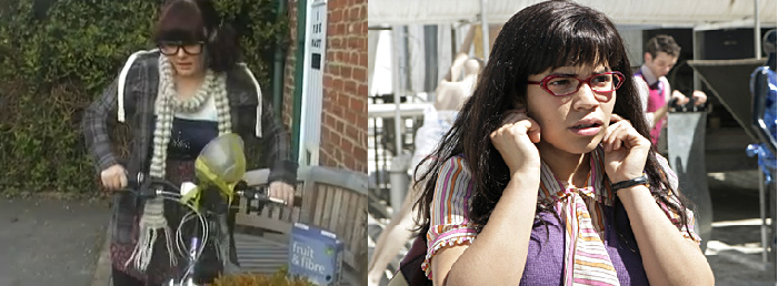 pictures of ugly betty in real life. came from Ugly Betty- for