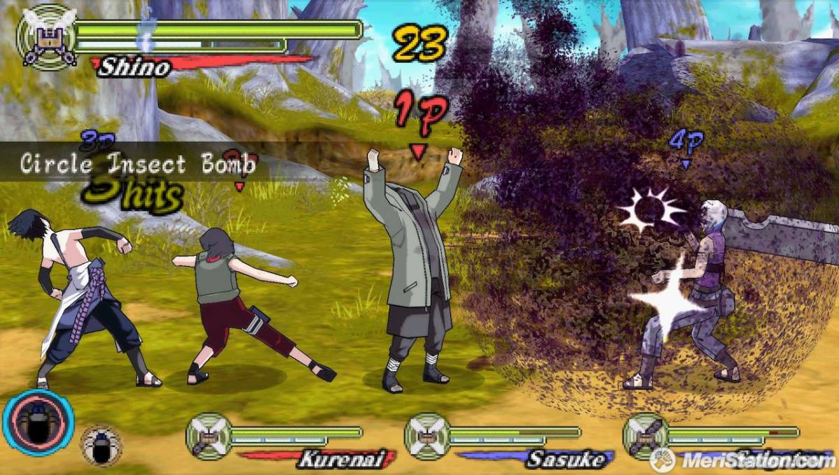 Naruto Shippuden Ultimate Ninja Heroes 3 psp multi5