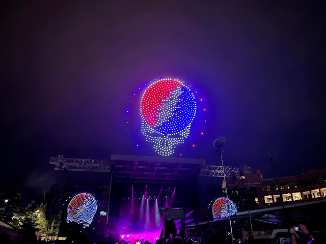 Dead and Company Drone Light Show - Steelie