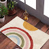 Rainbow Bath Mat Tufted Bath Rug