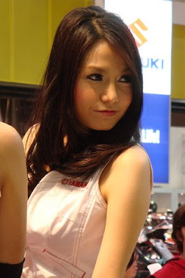 Korean Sexy Motorcycle Show Girl