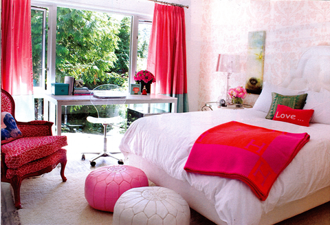 Pink Teen Bedroom Design Ideas