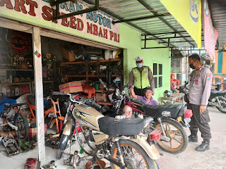 Polisi di Gresik Masif Sosialisasikan Larangan Bengkel Jual dan Pasang Knalpot Brong