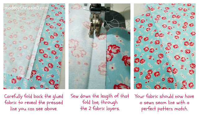 7 Steps To Pattern Match Fabric Seams by Chris Dodsley @made by ChrissieD