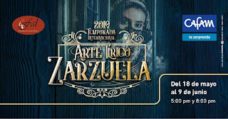 TEMPORADA DE OPERA y ZARZUELA 2019: Teatro CAFAM Bogotá