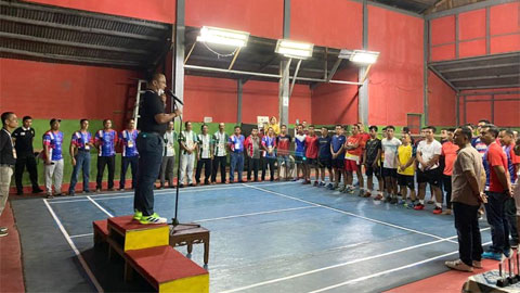 Polres Dharmasraya Adakan Open Turnamen Badminton
