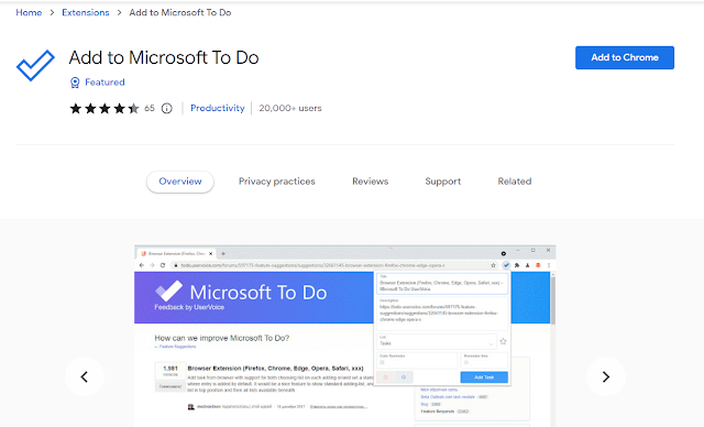 Microsoft To Do for Chrome