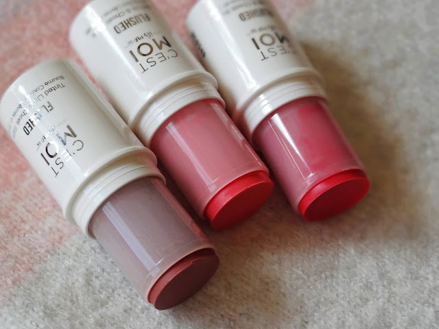 C’est Moi Beauty Flushed Tinted Lip & Cheek Balms Review, Photos, Swatches