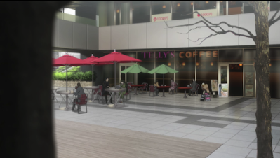 命運石之門 & zero版 聖地巡禮 UDX Tully Cafe