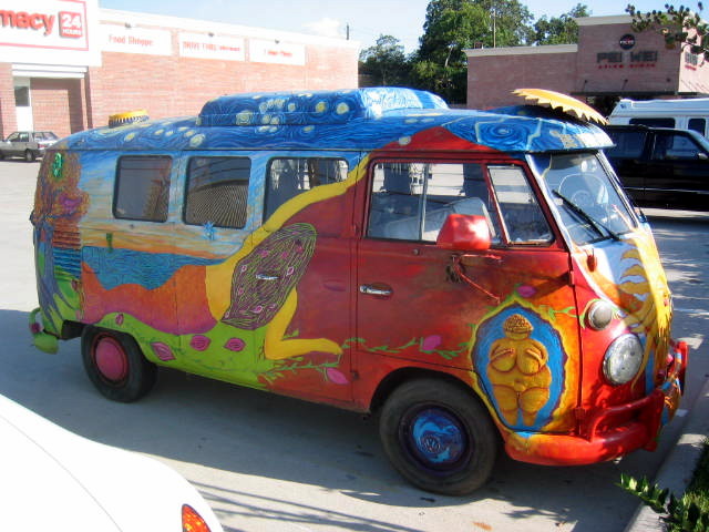 967 VW Kombi Peace man