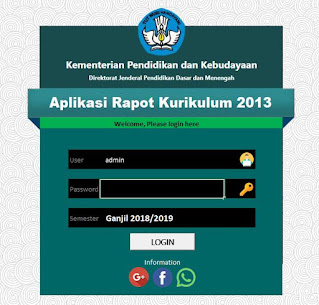 Aplikasi Rapot Kurikulum 2013 vba excel terintegrasi data dapodik