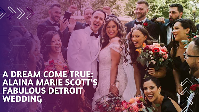 Eminem's daughter Alaina Marie Scott tied the knot in a glamorous Detroit wedding