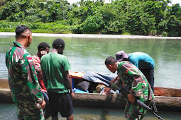 Cegah Peredaran Miras, Satgas TNI Pamtas Yonif 403 WP Sweeping Jalur Perairan di Perbatasan Papua