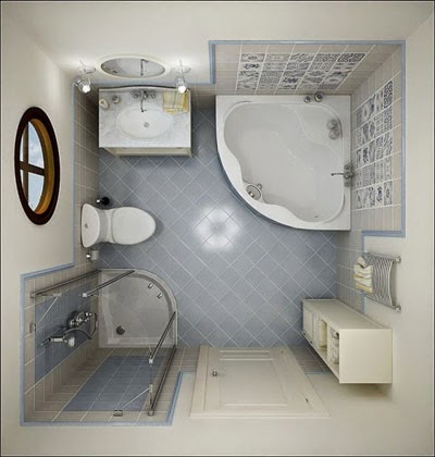 Những mẫu thiết kế phòng tắm nhỏ hẹp hiện đại 3