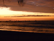 Costa Rica 2009 #2: Beach Sunset. Here is a shot of a beautiful sunset over . (costa rica )