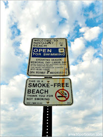 Prohibido Fumar en la Playa Nantasket Beach, Hull 