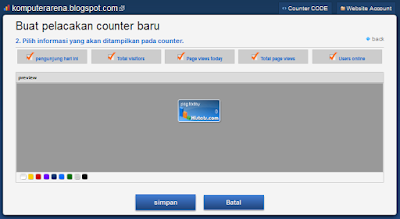 Cara Mendaftar dan Membuat Histats