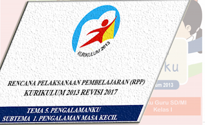 RPP Kelas 1 K13 Revisi 2017 lengkap