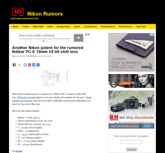 http://nikonrumors.com/2016/08/01/another-nikon-patent-for-the-rumored-nikkor-pc-e-19mm-f4-tilt-shift-lens.aspx/