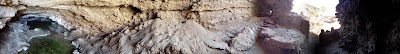 interior cueva Barranco de la Sal María de Huerva