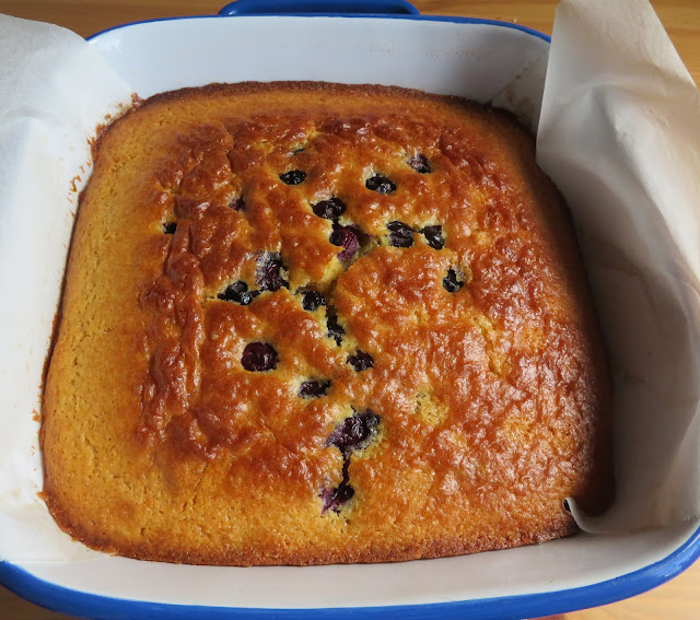 Blueberry & Vanilla Breakfast Corn Bread