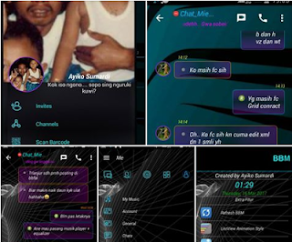 Download BBM MOD C5C Theme Dimension Terbaru Gratis