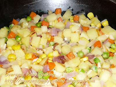 Corned Beef with Mixed Vegetables - Cooking Procedure