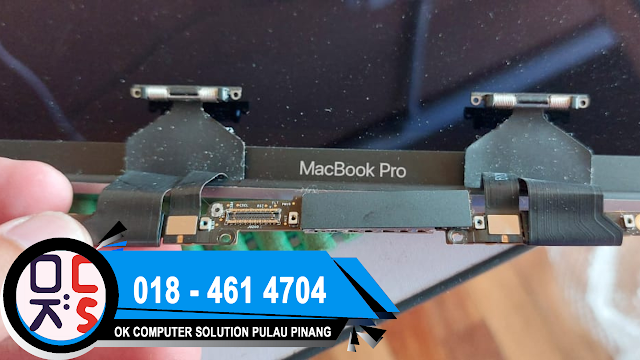 SOLVED : KEDAI MACBOOK ALMA | MACBOOK PRO 13 A1708 | SCREEN CRACK | FULL PANEL SCREEN REPLACEMENT