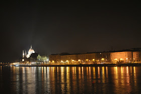 Our weekend in Europe. Hungary, Budapest at night