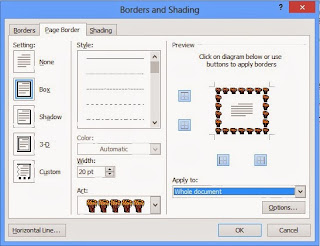 gambar dialog Page borders