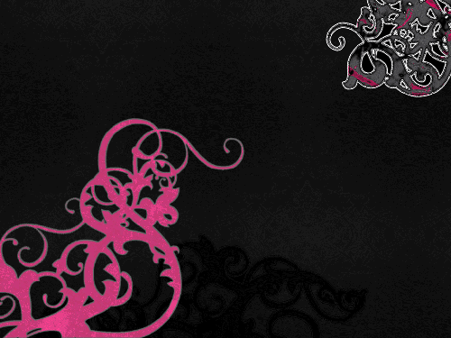 Pink Flourish Desktop Wallpaper