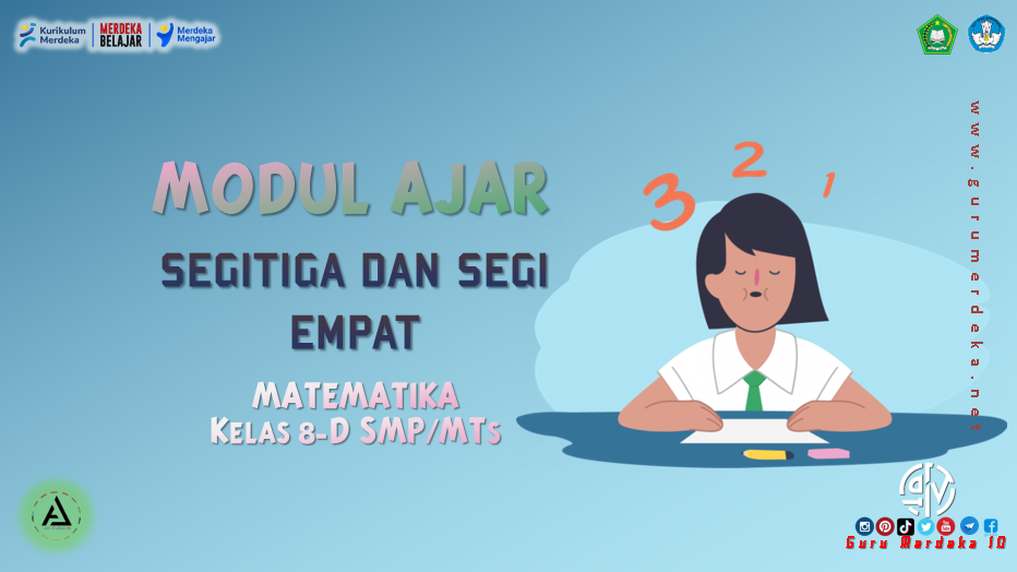 Modul Ajar "Segitiga dan Segi Empat" - Matematika Kelas 8 Fase D SMP/MTs Kurikulum Merdeka