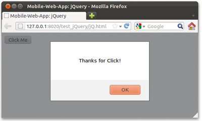 jQuery: Button and .click()