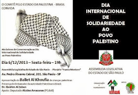 Dia Internacional de Solidariedade ao Povo Palestino - São Paulo