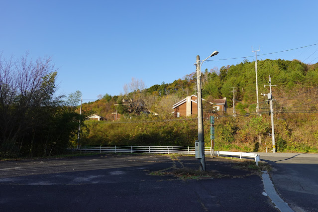 鳥取県西伯郡南部町下中谷 鳥取県道180号伯耆溝口停車場線沿いの風景