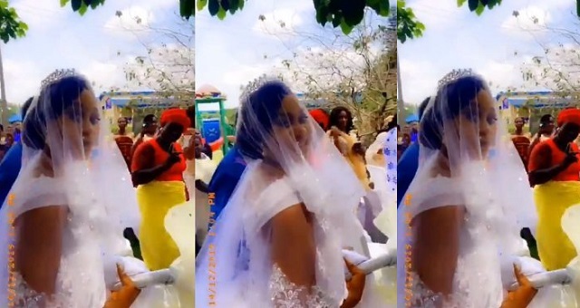"Go And Get A Boyfriend” – Bride Trolls Her Friend At Her Wedding