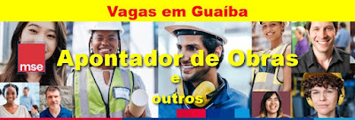 MSE abre vaga para Apontador de Obras, Auxiliar de Montagem e outros em Guaíba