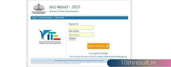 Kerala 10th result 2021