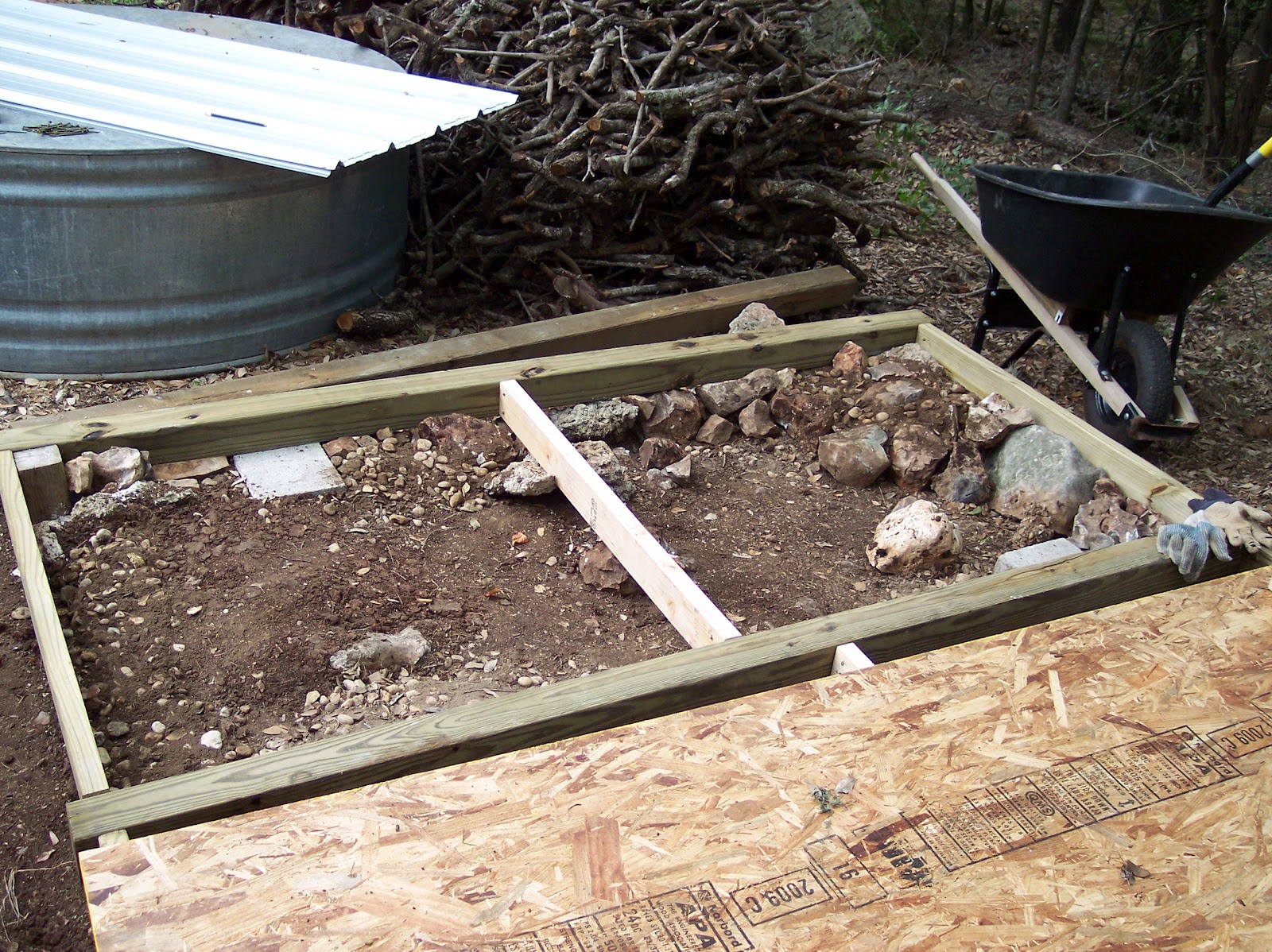 rock-oak-deer: texas style shed project