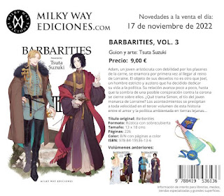 Novedades Milky Way Ediciones - Noviembre 2022