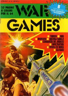 War Games 24 - Ottobre 1988 | PDF HQ | Mensile | Computer | Programmazione | Commodore | Videogiochi
Numero volumi : 31
Cari commandos, marines, guerrafondai, amanti dello «sparaspara» è arrivato finalmente il vostro momento. Vi offriamo da questo mese la possibilità di dare sfogo a tutte le voglie represse che vi portate dietro fin da bambini, quando avete avuto per la prima volta un mitra in mano o una semplice pistola da cowboy. War Games è stata studiata apposta per coloro che nei videogiochi cercano un momento di... guerra dopo troppi di pace. Bando alle gare di atletica o di pallone, a morte gli spaziali o le avventure. Affidiamo la nostra fantasia alle battaglie navali, terrestri o nel cielo dove le pale degli elicotteri solcano soltanto i confini della vostra fantasia. Ma War Games non vuol essere soltanto un'occasione di divertimento. Vuole essere pure il primo vero tentativo di offrire a un pubblico vastissimo i videogiochi di strategia, un settore che in molte altre nazioni è da tempo ai vertici degli interessi dei giovani ma non solo di loro. Crediamo che il nostro sforzo sarà premiato dal vostro interesse e quindi vi invitiamo a gustarvi tutta la rivista.