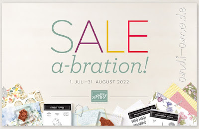 Stampin Up Sale-A-Bration Juli-August 2022