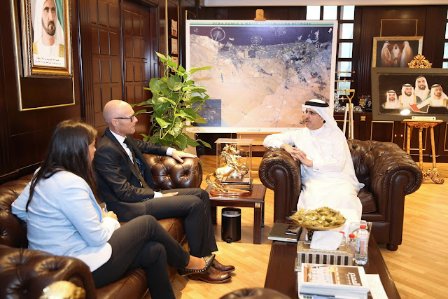 HE Saeed Mohammed Al Tayer receives Consul General and Head of the Commercial Section of the Royal Danish Consulate in Dubai